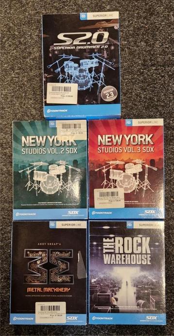 Toontrack superior drummer 2.3 + 4 Expansion packs  beschikbaar voor biedingen
