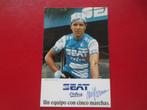 wielerkaart 1985 team orbea  mathieu hermans  signe, Comme neuf, Envoi