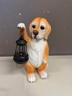 Tuinornament op zonne-energie - honden lamp, Ophalen of Verzenden, Nieuw