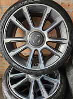 17 inch Fiat 500 Abarth Velgenset 4x98 Pirelli 5-7mm, Auto-onderdelen, Ophalen, Alfa Romeo