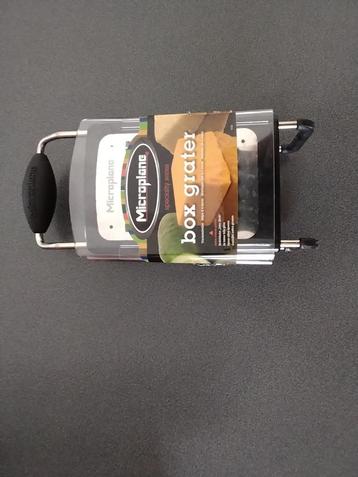 Microplane box grater 4 voudige rasp beschikbaar voor biedingen
