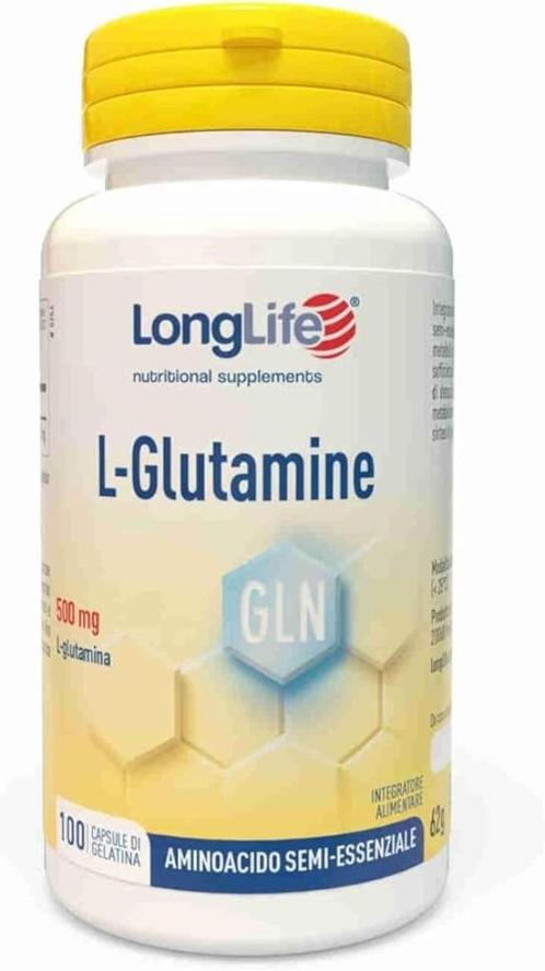 LongLife L Glutamine 500 mg GRATIS LEVERING, Sport en Fitness, Gezondheidsproducten en Wellness, Nieuw, Overige typen, Verzenden