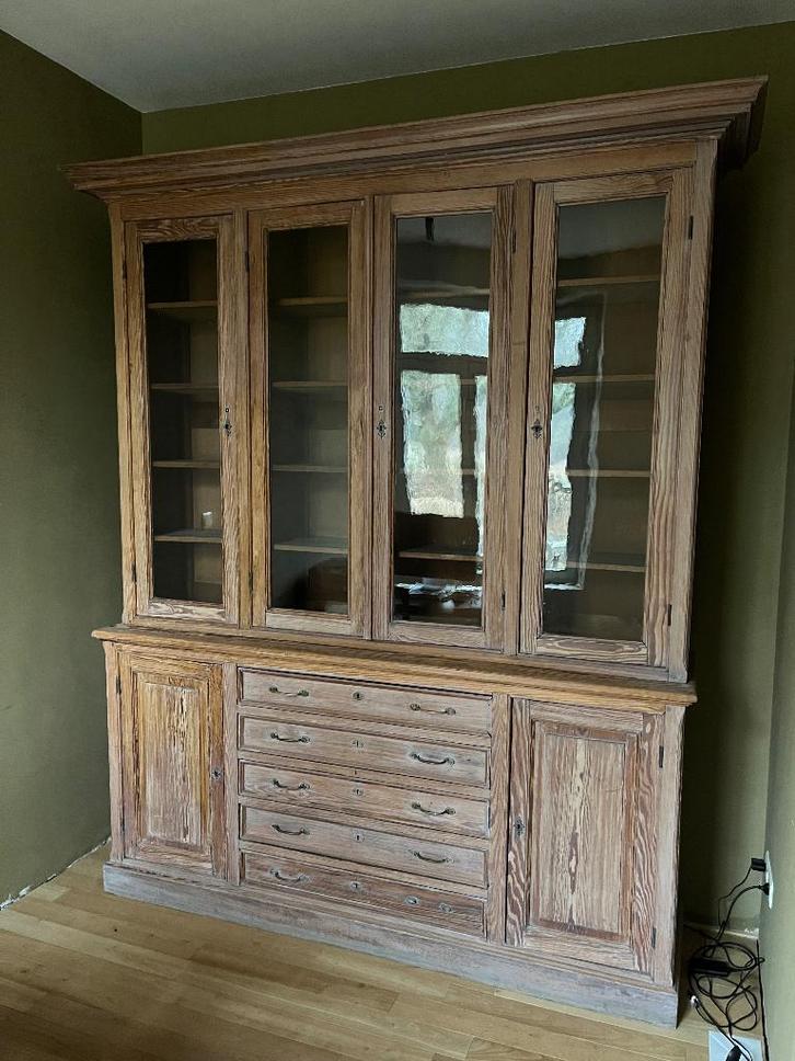 Schoolkast, Antiek en Kunst, Antiek | Meubels | Kasten, Ophalen