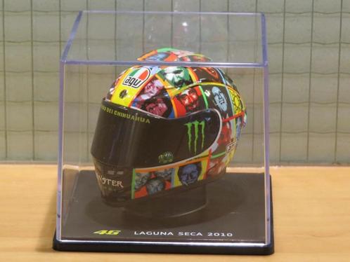 Valentino Rossi AGV helmet 2010 Laguna Seca 1:5, Hobby en Vrije tijd, Modelauto's | 1:5 tot 1:12, Nieuw, Overige typen, 1:5 t/m 1:8