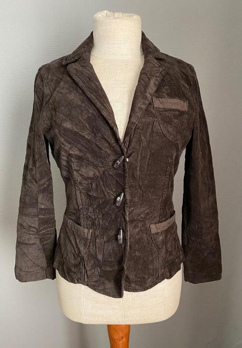 Donkerbruine blazer Armani Jeans maat 38, Kleding | Dames, Jasjes, Kostuums en Pakken, Zo goed als nieuw, Jasje, Maat 38/40 (M)