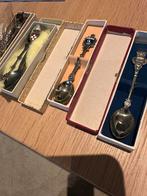 Zilveren lepeltjes in origineel etui vintage, Antiek en Kunst, Ophalen, Zilver