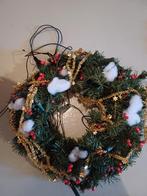 Kerstkrans met witte lichtjes, Ophalen of Verzenden, Zo goed als nieuw