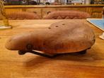 Vintage lederen fietszadel Lepper Holland, Enlèvement ou Envoi