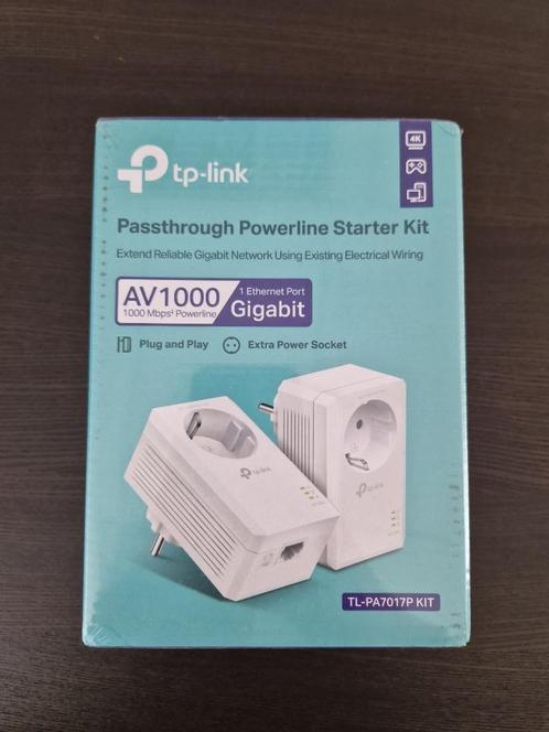 Tp Link TL-PA7017P KIT, Computers en Software, Powerlines, Nieuw, Ophalen of Verzenden