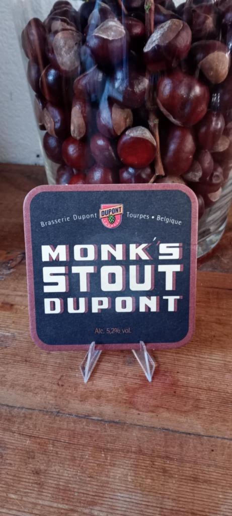 Brouwerij Monk's Stout Cervesia Tornacum 2014 Stout, Verzamelen, Biermerken, Nieuw, Viltje(s), Overige merken, Ophalen of Verzenden