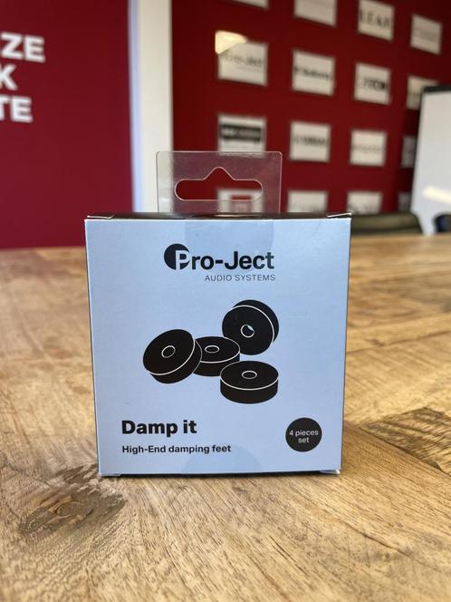 Pro-ject | Damp-it | Dempvoetjes | Zwart | 4 stuks, TV, Hi-fi & Vidéo, Tourne-disques