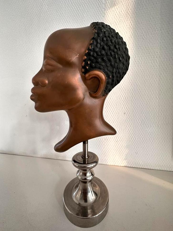 Presse papier in zwaar Koper en Aluminium Congolees, Antiek en Kunst, Kunst | Niet-Westerse kunst, Ophalen of Verzenden