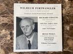 Furtwangler- Richard Strauss /Hugo Wolf, Ophalen of Verzenden, Zo goed als nieuw