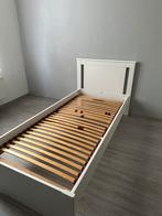 Eenpersoonsbed 90x200, Huis en Inrichting, Ophalen, 90 cm, Eenpersoons, Wit