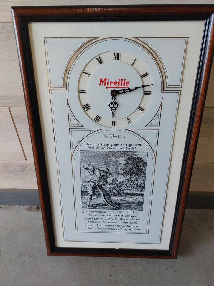 Mooie reclame Mireille wasserette, Verzamelen, Merken en Reclamevoorwerpen, Zo goed als nieuw, Reclamebord, Ophalen of Verzenden