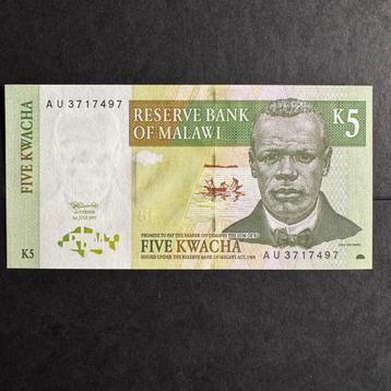 Malawi - 5 Kwacha 1997 - P 36a - UNC - 1035 beschikbaar voor biedingen