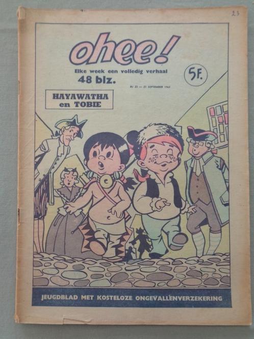 Ohee 23 - Hayawatha en Tobie - 1963, Boeken, Stripverhalen, Ophalen of Verzenden