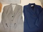 2 DAMES BLAZERS GRIJS & BLAUW, Blauw, Delmod, Ophalen of Verzenden, Zo goed als nieuw