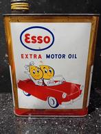 Vintage olieblik ESSO Extra Motor Oil, Ophalen of Verzenden, Zo goed als nieuw