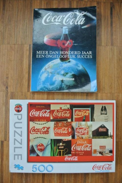 Coca-Cola Meer dan 100 jaar een ongelooflijk succes + puzzel, Collections, Marques & Objets publicitaires, Comme neuf, Autres types