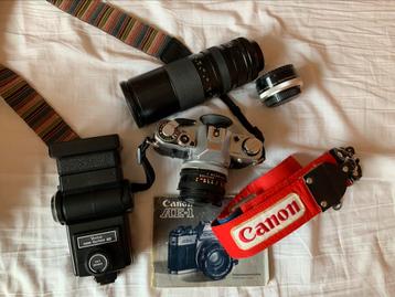 Canon AE-1, Audio, Tv en Foto, Fotocamera's Analoog, Ophalen, Zo goed als nieuw