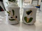 Salière et poivrière en porcelaine, Ophalen, Zo goed als nieuw, Porselein