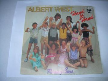 Single 45 t - Albert West‎ — Main dans la main, Enlèvement ou Envoi, 7 pouces, Pop, Single