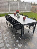 tuinset, Tuin en Terras, Ophalen, Gebruikt, 6 zitplaatsen, Aluminium