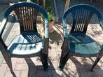 Tuinstoel 2 st., Tuin en Terras, Ophalen, Gebruikt, Kunststof, Stapelbaar
