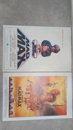 Lot de 2 affiches de cinéma Mad Max 1980, Ophalen