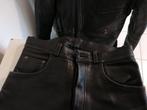 Lederen Motorbroek zwart maat 32 tailleomtrek 82 cm, Kleding | Heren, Andere, Zwart, Overige maten, Ophalen of Verzenden