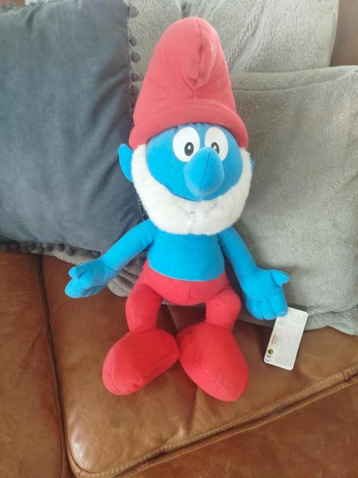 Grote smurf xl 50 cm , nieuw, Verzamelen, Smurfen, Nieuw, Grote Smurf, Ophalen