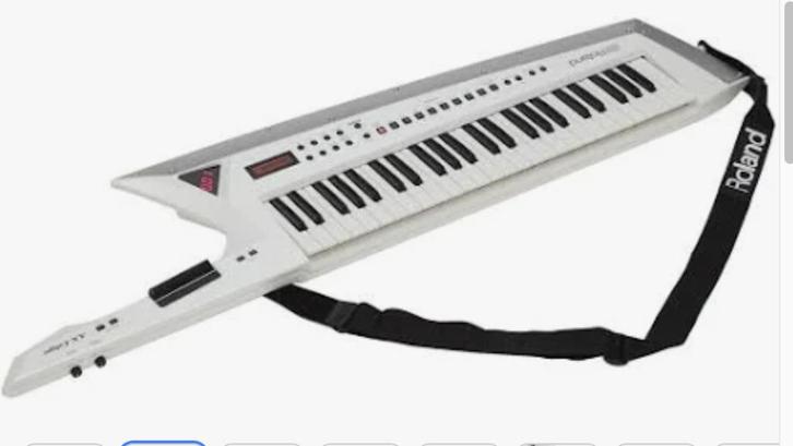 Roland keytar Ax piano, Muziek en Instrumenten, Piano's, Gebruikt, Piano, Wit, Ophalen of Verzenden