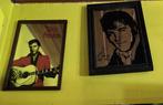 2 spiegel schilderijen van the King  Elvis Presley, Ophalen