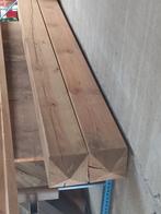 Mooie houten palen met diamant kop 17 x 17 x 240 cm, Ophalen of Verzenden, Nieuw, Palen