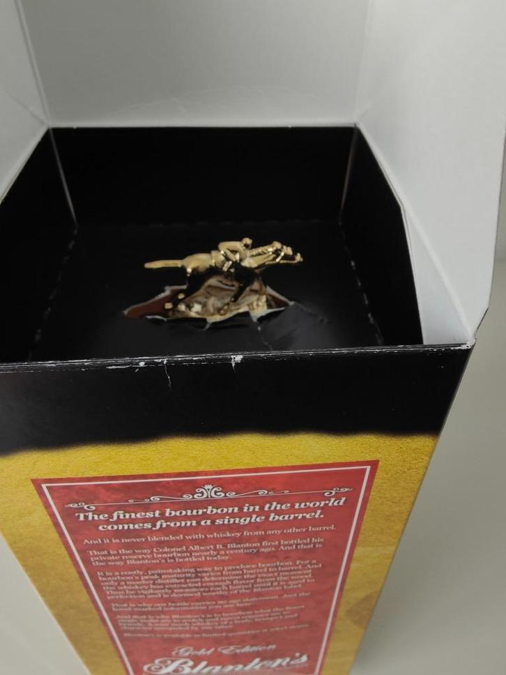 Blanton's Gold, par LMDW, bouteille 8, baril 842, bouchon N, Collections, Vins, Neuf, Autres types, Amérique du Nord, Pleine, Enlèvement ou Envoi