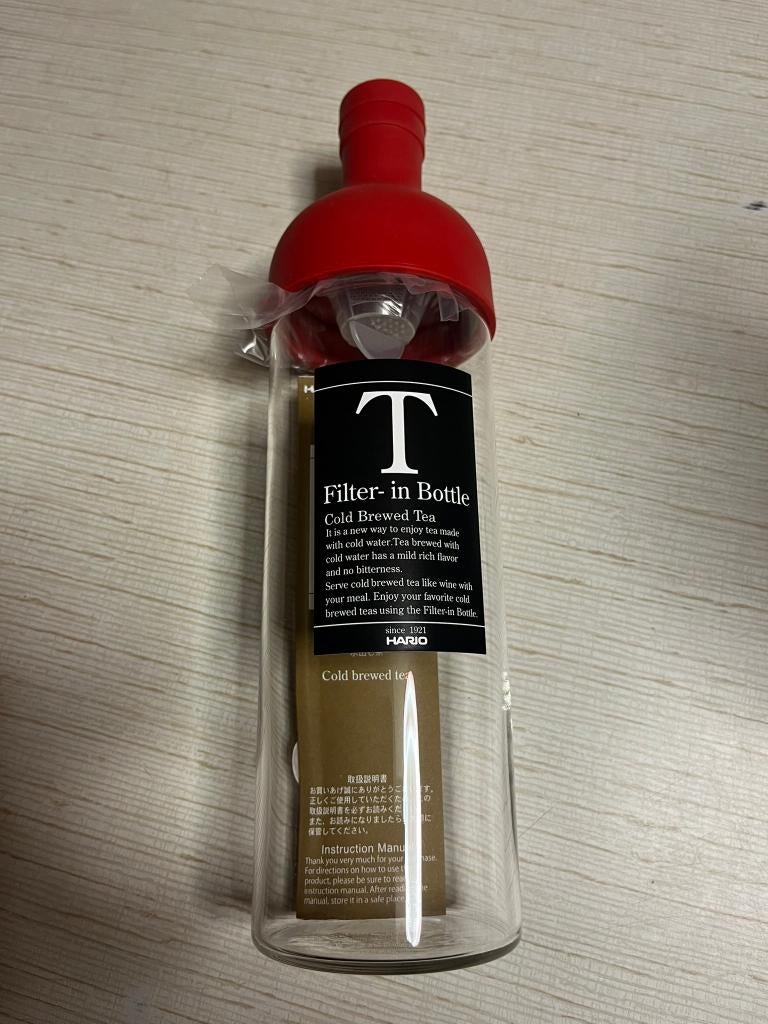 Hario Thee filter en fles, Ophalen, Zo goed als nieuw