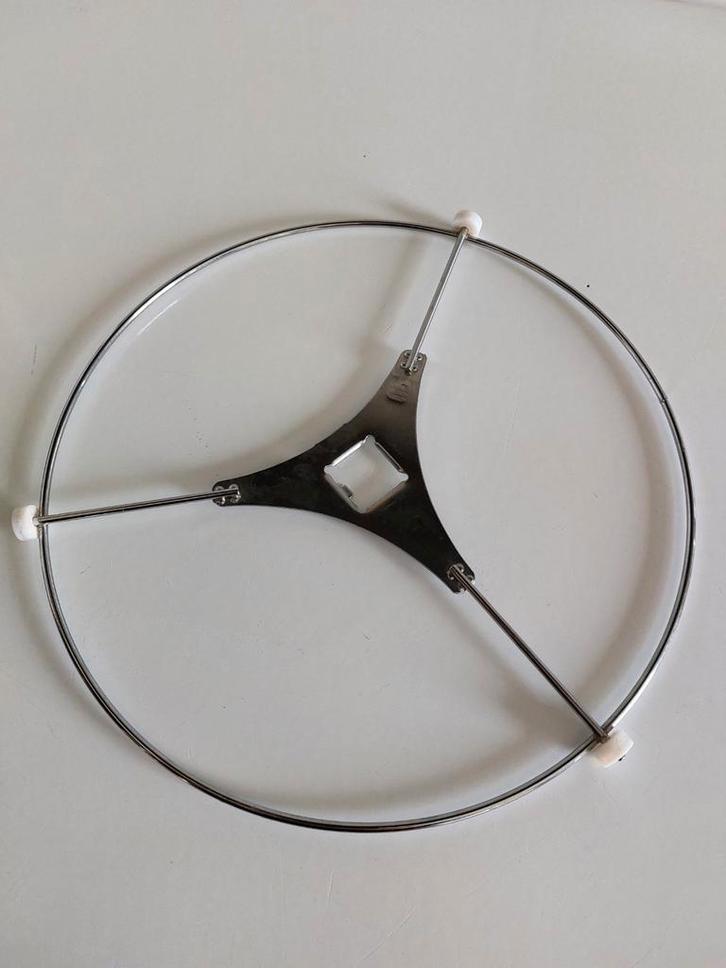 Bakplaat van 23 cm met wielen voor magnetron, Huis en Inrichting, Keuken | Keukenelementen, Zo goed als nieuw, Ophalen