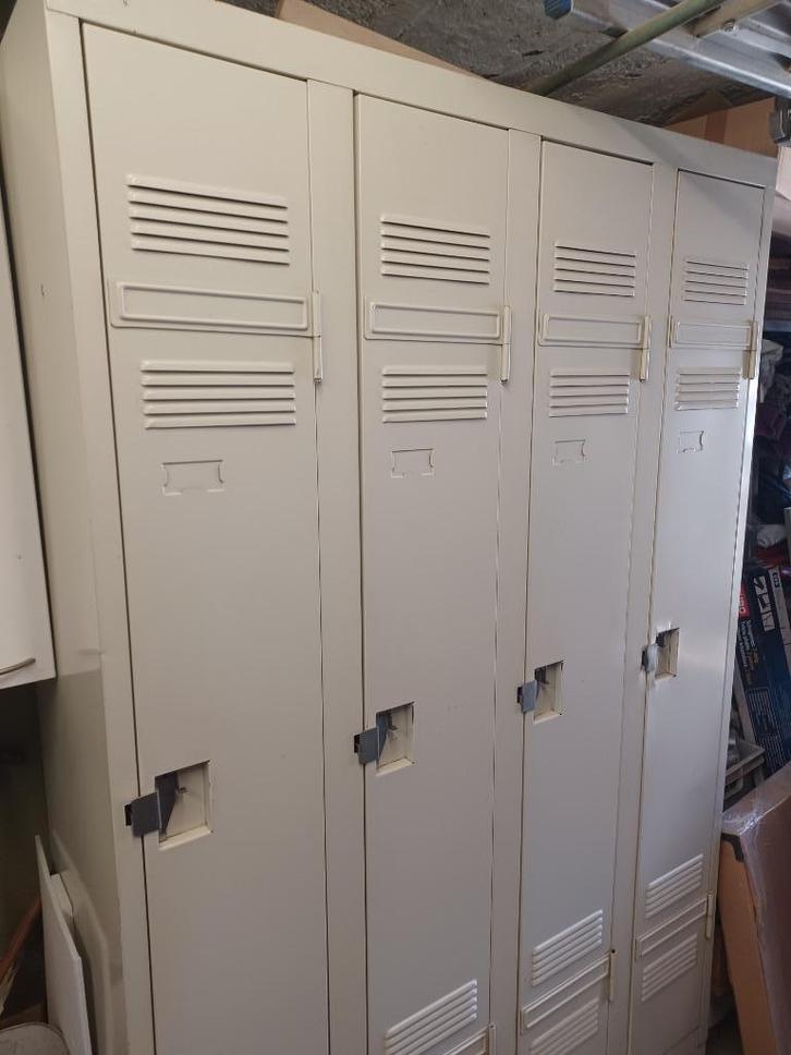 locker, halkast, ijzeren kast, Huis en Inrichting, Kasten | Lockerkasten, Gebruikt, Ophalen