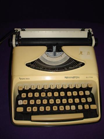 Vintage draagbare schrijfmachine Remington Elitra Sperry Ran, Enlèvement, Utilisé