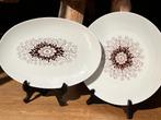 Set van 2 XL retro serveerborden Winterling vintage bloem, Antiek en Kunst, Ophalen of Verzenden
