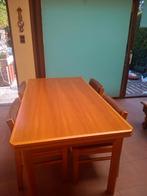 Grande table à manger robuste et solide avec 6 chaises suppl, Maison & Meubles, Tables | Tables à manger, Enlèvement, Utilisé