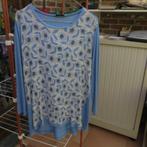 Blouse nieuw blauw print Whyci mt 42 (it 46), Kleding | Dames, Whyci, Maat 42/44 (L), Nieuw, Verzenden