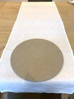 Decopur, 6 placemats rond 35 cm, overtrek, Maison & Meubles, Cuisine | Linge de cuisine, Enlèvement ou Envoi, Comme neuf, Gris