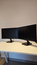 2 x 24 inch LED-monitor met een Full HD-resolutie, Computers en Software, Monitoren, Gebruikt, Full HD, 1 tot 2 ms, LG