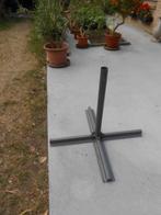 parasolvoet metaal 90x90xH70 Ø50mm parasolhouder, Ophalen of Verzenden, Gebruikt, Minder dan 1 meter, Parasolvoet
