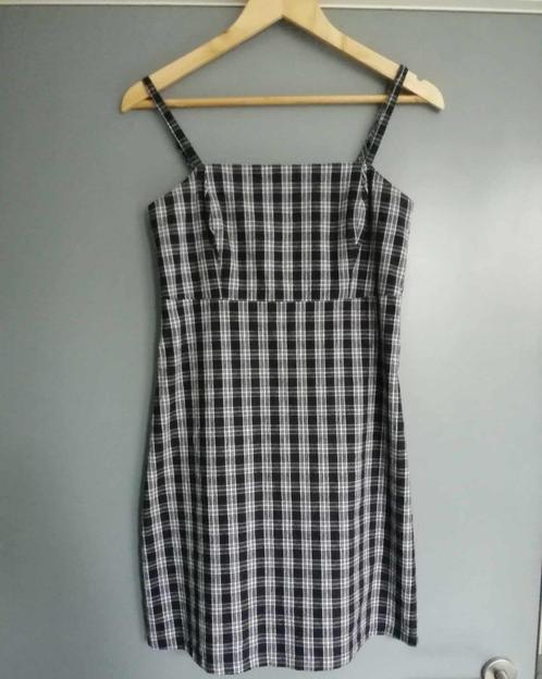 Geruit kleedje Hollister, Kleding | Dames, Jurken, Zo goed als nieuw, Maat 36 (S), Zwart, Boven de knie, Ophalen of Verzenden
