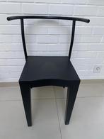 5 stoelen P. Starck Dr Glob zwart metaal/kunststof, Ophalen, Zo goed als nieuw