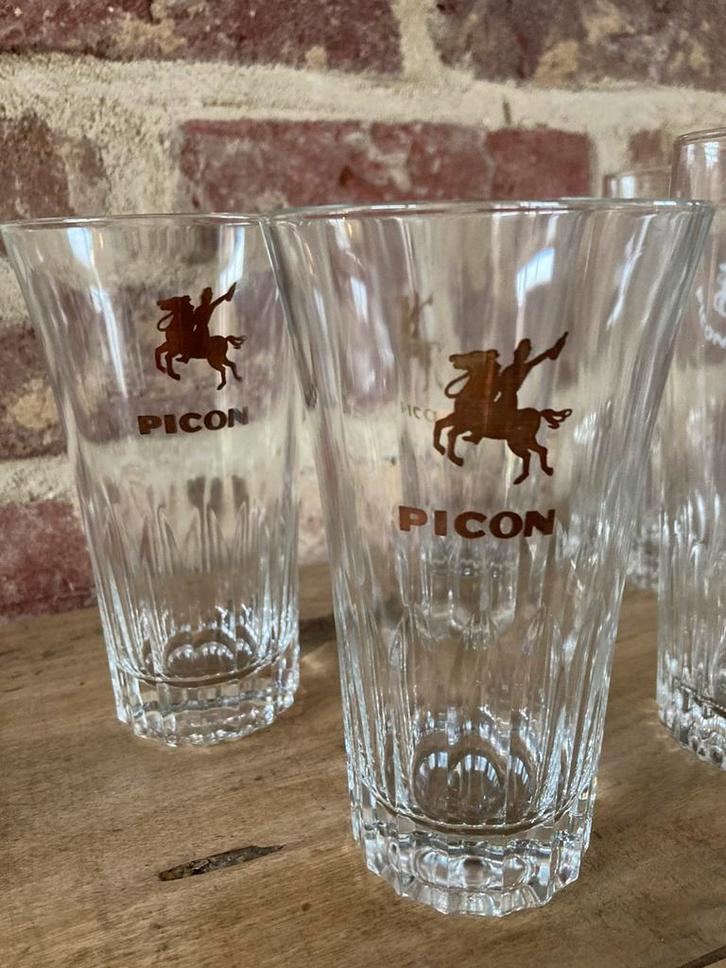 Picon glazen, Verzamelen, Glas en Drinkglazen, Zo goed als nieuw, Overige typen, Ophalen