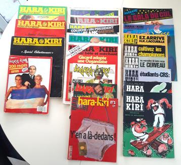24 magazines Hara-Kiri beschikbaar voor biedingen